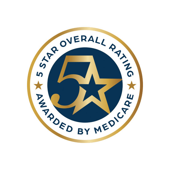 5 Star Overall CMS rating badge